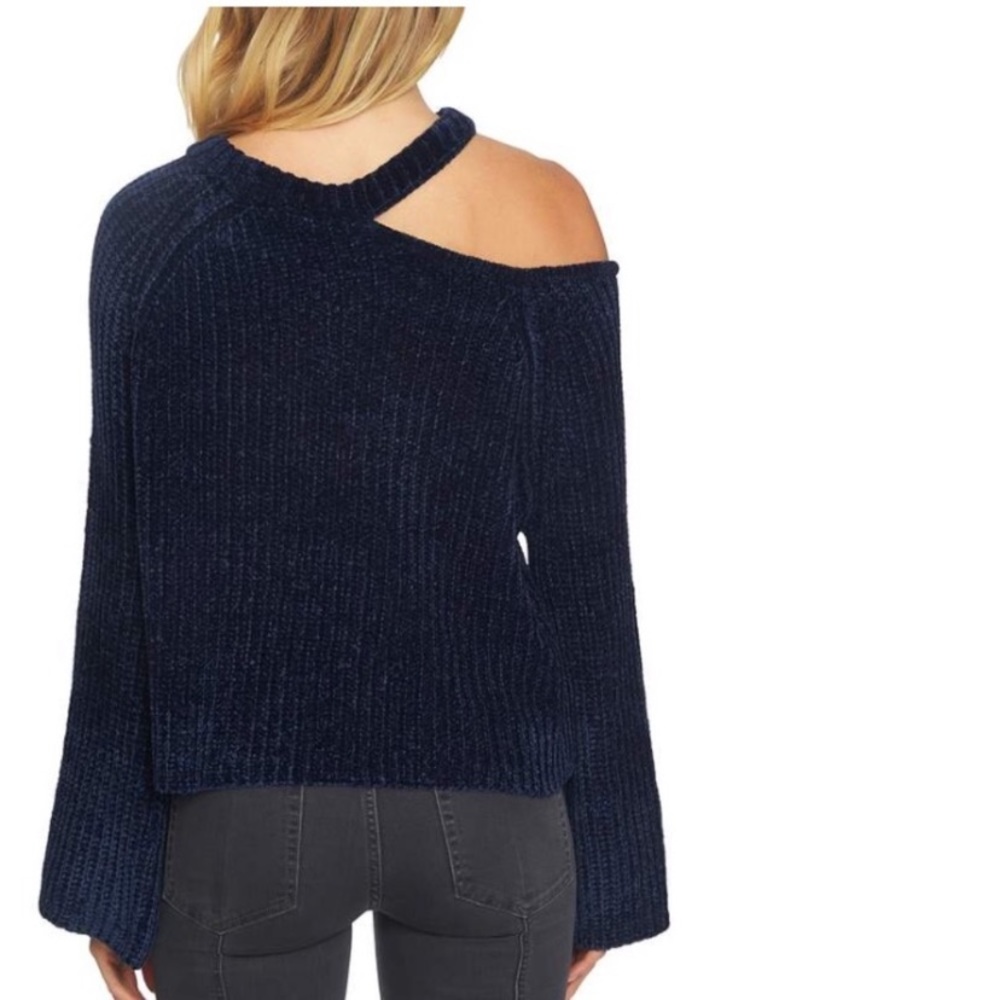 State Split Neck Chenille Sweater - image 2
